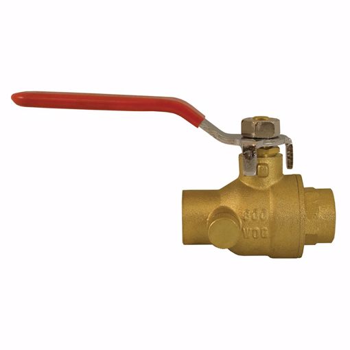 Picture of 3/4 SWEAT BRASS BALL  WASTE VALVE