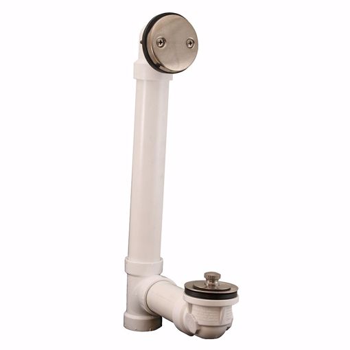 Picture of Antique Nickel Two-Hole Friction Lift Bath Waste Kit, Standard Full Kit, PVC