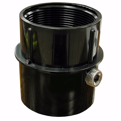 Picture of 3" x 4" ABS Pipe Fit Drain Base with Primer Tap, for 3" Spud