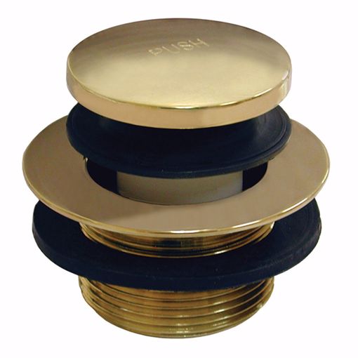 Picture of Polished Brass Toe Touch Tub Drain