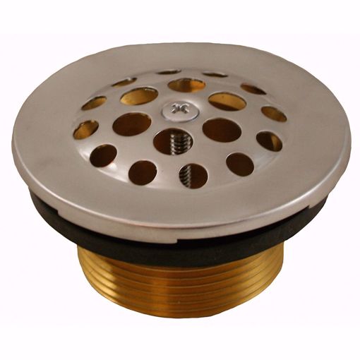 Picture of Brushed Stainless Trip Lever Tub Drain Body