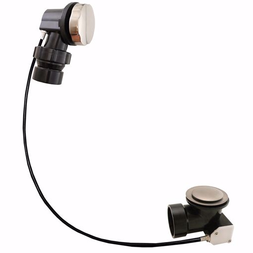 Picture of Satin Nickel 35" Cable Driven Bath Waste Kit, Tubular Half Kit, ABS