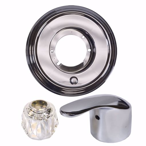 Picture of Chrome Plated Universal Trim Kit fits Delta® Single Lever Tub/Shower Faucets