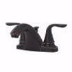 Picture of Oil Rubbed Bronze Two Handle Bathroom Faucet with Pop-Up