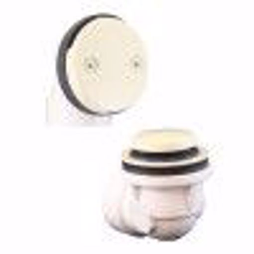 Picture of Almond Two-Hole Toe Touch Bath Waste Kit, Standard Half Kit, PVC