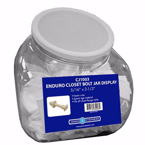Picture of 5/16" x 2-1/2" Enduro Closet Bolt Jar Display