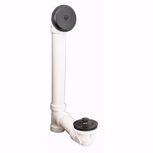 Picture of Oil Rubbed Bronze One-Hole Lift and Turn Bath Waste Kit, Standard Full Kit, PVC