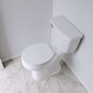 Picture of White Deluxe Molded Wood Toilet Seat, Closed Front with Cover, Round