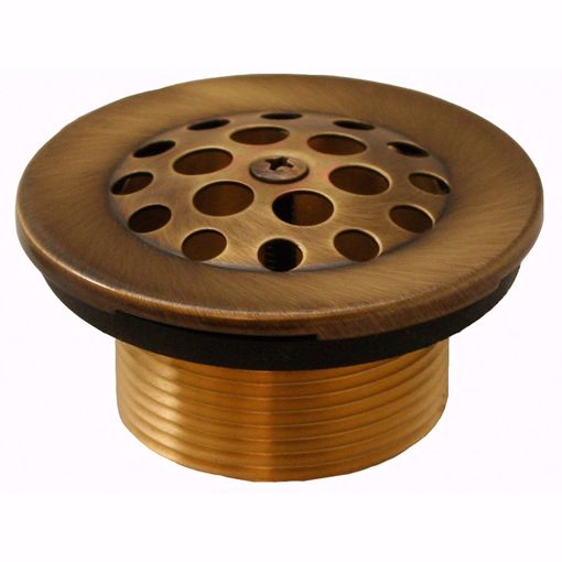 Picture of Antique Brass Trip Lever Tub Drain Body