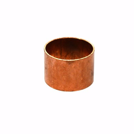 Picture of 1-1/4" C x C Wrot Copper DWV Coupling with Stop
