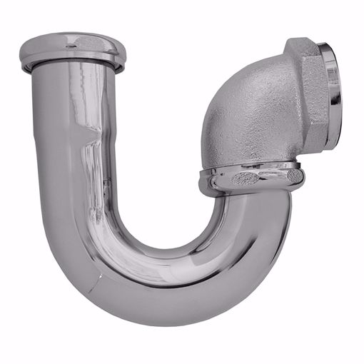 Picture of 1-1/2" Chrome Plated Brass L.A. Pattern Sink Trap, 22 Gauge