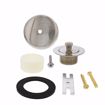 Picture of Brushed Nickel One-Hole Lift and Turn Tub Drain Trim Kit, Includes Two-Hole Conversion Bar
