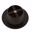 Picture of Matte Black One-Hole Lift and Turn Tub Drain Trim Kit, Includes Two-Hole Conversion Bar