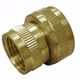 Picture of 3/4" FHT x 3/4" FPT Swivel Brass Garden Hose Adapter, Lead Free