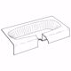 Picture of 16" x 60" x 30" Bathtub Protector for Cast Iron Tubs, Carton of 35