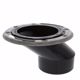 Picture of 3" x 4" ABS Offset Closet Flange with Stainless Steel Ring less Knockout