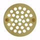 Picture of 4" Polished Brass (PVD) Round Coverall Strainer