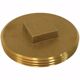 Picture of 1-1/2" Raised Head Brass Cleanout Plug