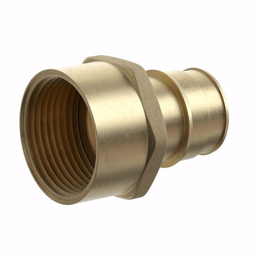 Picture of 1-1/4” F1960 x FIP Brass PEX Adapter, Bag of 6