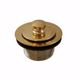 Picture of Polished Brass Friction Lift Tub Drain
