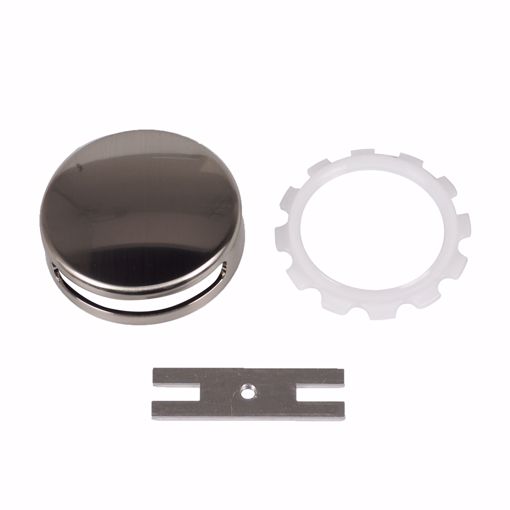 Picture of Snap-On Bathtub Faceplate with Conversion Bar, Brushed Nickel