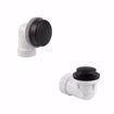 Picture of Toe Touch PVC Schedule 40 Half Bath Waste Kit with Quick Test, Matte Black