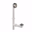 Picture of 16" Lift and Turn Polypropylene Tubular Full Bath Waste Kit with Quick Test, Brushed Nickel