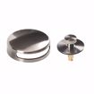 Picture of Snap-On Bathtub Faceplate with Lift and Turn Stopper, Brushed Nickel