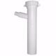 Picture of 1-1/2" x 8" x 3/4" White Plastic Slip Joint Dishwasher Tailpiece