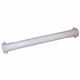 Picture of 1-1/4" x 16" White Plastic Slip Joint Extension Tube