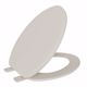 Picture of Biscuit Standard Plastic Toilet Seat, Closed Front with Cover, Elongated