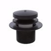 Picture of Matte Black One-Hole Toe Touch Tub Drain Trim Kit, Includes Two-Hole Conversion Bar