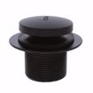 Picture of Matte Black One-Hole Toe Touch Tub Drain Trim Kit, Includes Two-Hole Conversion Bar