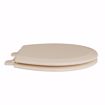 Picture of Fawn Beige Deluxe Molded Wood Toilet Seat, Closed Front with Cover, Round