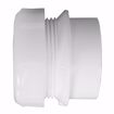 Picture of 1-1/2" x 1-1/4" PVC Male Trap Adapter with Plastic Nut