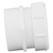Picture of 1-1/2" x 1-1/4" PVC Male Trap Adapter with Plastic Nut