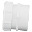 Picture of 1-1/2" x 1-1/4" PVC Male Trap Adapter with Plastic Nut