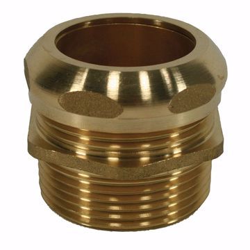 Picture of 1-1/4" MIP x 1-1/4" OD Waste Connector with Stop