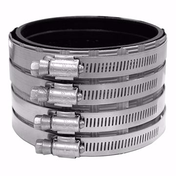 Picture of 1-1/2" Medium Duty No-Hub Coupling