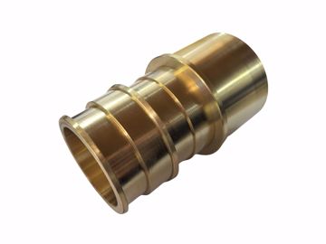 Picture of 2" F1960 Male Sweat Brass PEX Adapter, Bag of 6