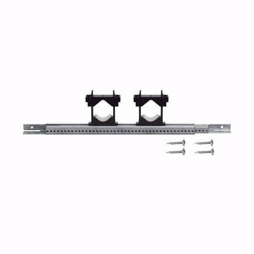 Picture of 9"-16" Adjustable Pipe Support Bracket with 2 Glide Clamps and Screws, Bulk Pack of 50 Sets