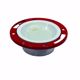 Picture of 3" x 4" PVC Closet Flange with Metal Ring and Knockout