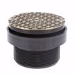 Picture of 4" LevelBest® Complete Pipe Fit Cleanout System with 3-1/2" Plastic Spud and 5" Nickel Bronze Round Cover