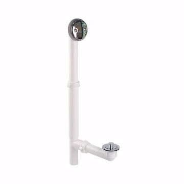 Picture of 24" Lift and Turn Polypropylene Tubular Full Bath Waste Kit, Chrome Plated