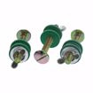 Picture of 3" Plastic Flush Valve with Adjustable Overflow Tube and Flapper, 3" Tank to Bowl Gasket, and Brass Plated Tank to Bowl Bolt Set