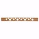Picture of 1/2" - 1" x 20" Flat Copper Plated Bracket, Box of 50