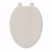 Picture of Bone Standard Plastic Toilet Seat, Closed Front with Cover, Elongated