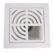 Picture of 2" x 3" PVC Pipe Fit Floor Sink with 3/4 Top Grate and Dome Bottom Grate