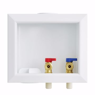 Picture of Washing Machine Box, Quarter Turn Left Outlet, 1/2" CPVC Connection