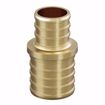 Picture of 1-1/2" X 1-1/4"  F1807 Brass PEX Coupling, Bag of 5